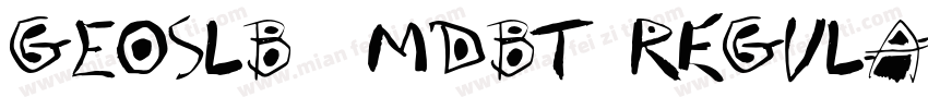 GEOSLB712MDBT Regula字体转换